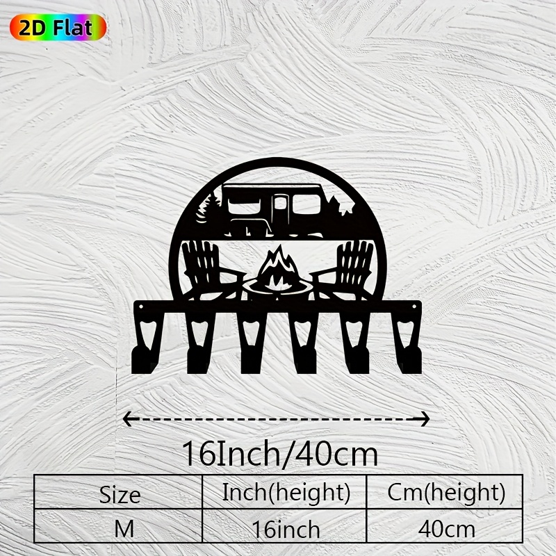 CIFBUY 레트로 스타일의 캠핑 테마 금속 벽 장식, - Art Craft Bar 리뷰 및 가격